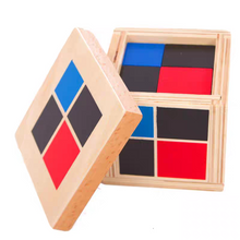 Load image into Gallery viewer, Montessori Binomial Cube Set
