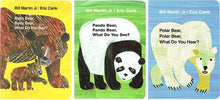 Load image into Gallery viewer, Eric Carle Baby Bear What Do You Hear Board Books Set A (Set of 3)