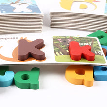 Load image into Gallery viewer, Alphabet ABC / Numbers Matching Puzzle