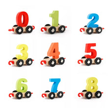 Load image into Gallery viewer, Montessori Wooden Number Train