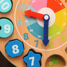 Load image into Gallery viewer, Wooden Clock Lacing Beads