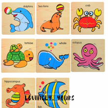 Load image into Gallery viewer, Wooden Mini Jigsaw Puzzle