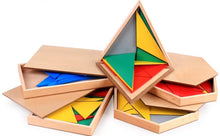 Load image into Gallery viewer, Montessori Shapes Tangram Puzzle