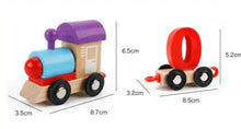 Load image into Gallery viewer, Montessori Wooden Number Train