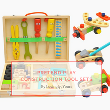 Load image into Gallery viewer, Pretend Play Construction Tool Kit