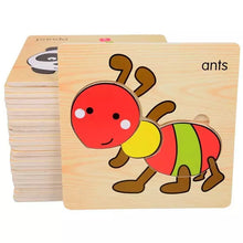 Load image into Gallery viewer, Wooden Mini Jigsaw Puzzle
