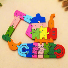 Load image into Gallery viewer, Montessori Alphabet ABC Jigsaw Puzzles (4 Different Designs)