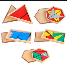 Load image into Gallery viewer, Montessori Shapes Tangram Puzzle