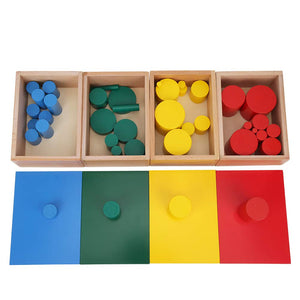 Montessori Knobless Classifying Cylinders