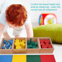 Load image into Gallery viewer, Montessori Knobless Classifying Cylinders
