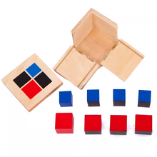 Load image into Gallery viewer, Montessori Binomial Cube Set
