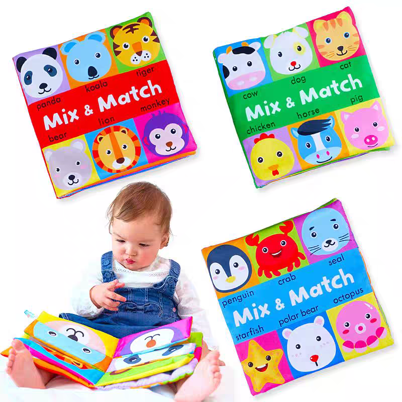 Match And Mix Animal Soft Book