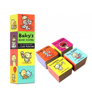 Baby's Book Tower (Set of 4 Mini Board Books)