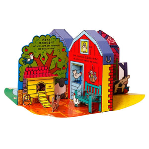 Pop Up And Play Book - Mr Crocodile's 3D Farmyard