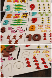 Alphabet ABC / Numbers Matching Puzzle