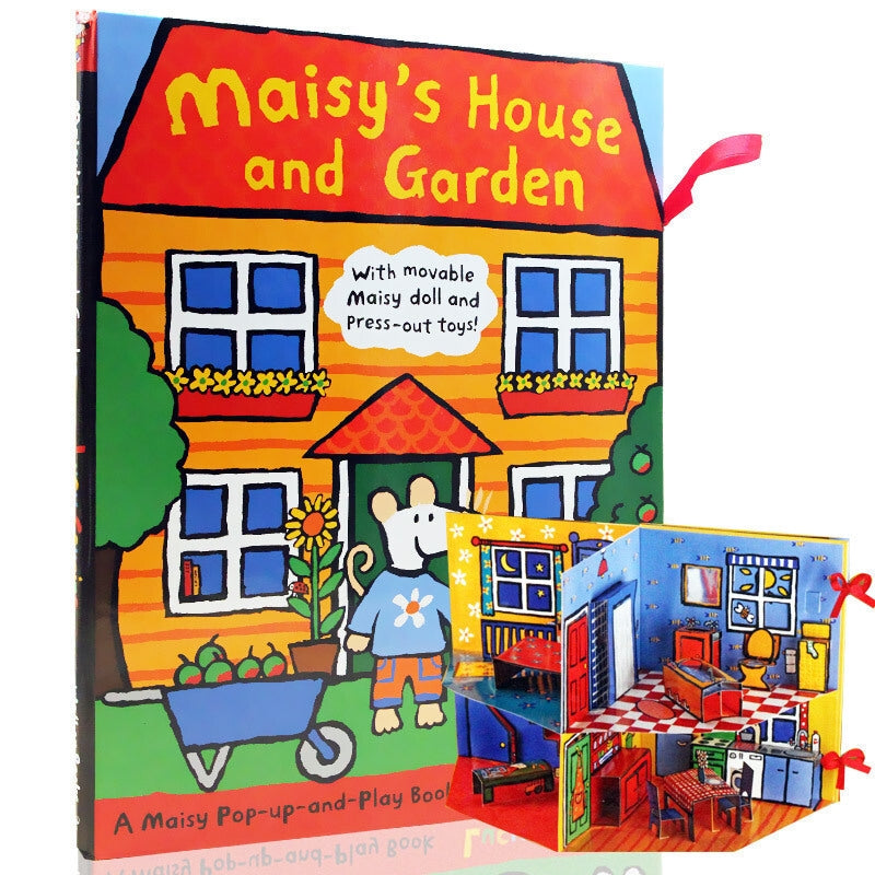 Pop Up & Play Book - Maisy's House And Garden