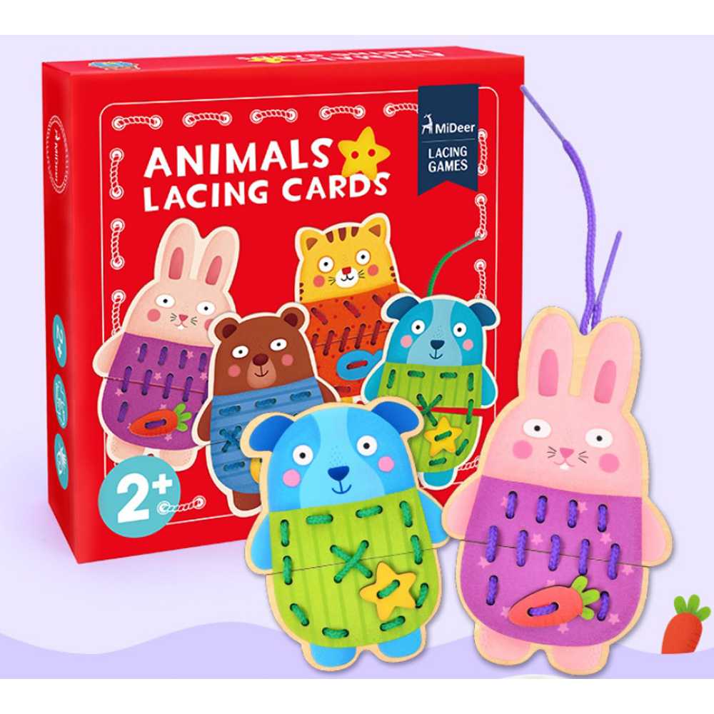 Puzzle - Animal Lacing Cards