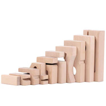 Load image into Gallery viewer, Montessori Wooden Number Stackers
