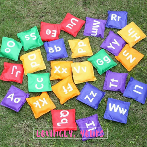 [Ready Stock] Educational Alphabet ABC / Number / Shapes Beanbags