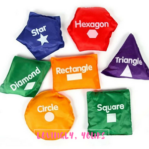 [Ready Stock] Educational Alphabet ABC / Number / Shapes Beanbags