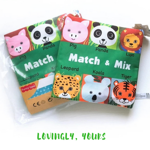 Match And Mix Animal Soft Book