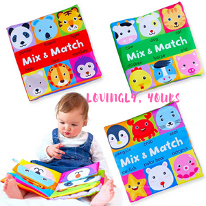 Mix And Match Soft Books (4 Different Series)