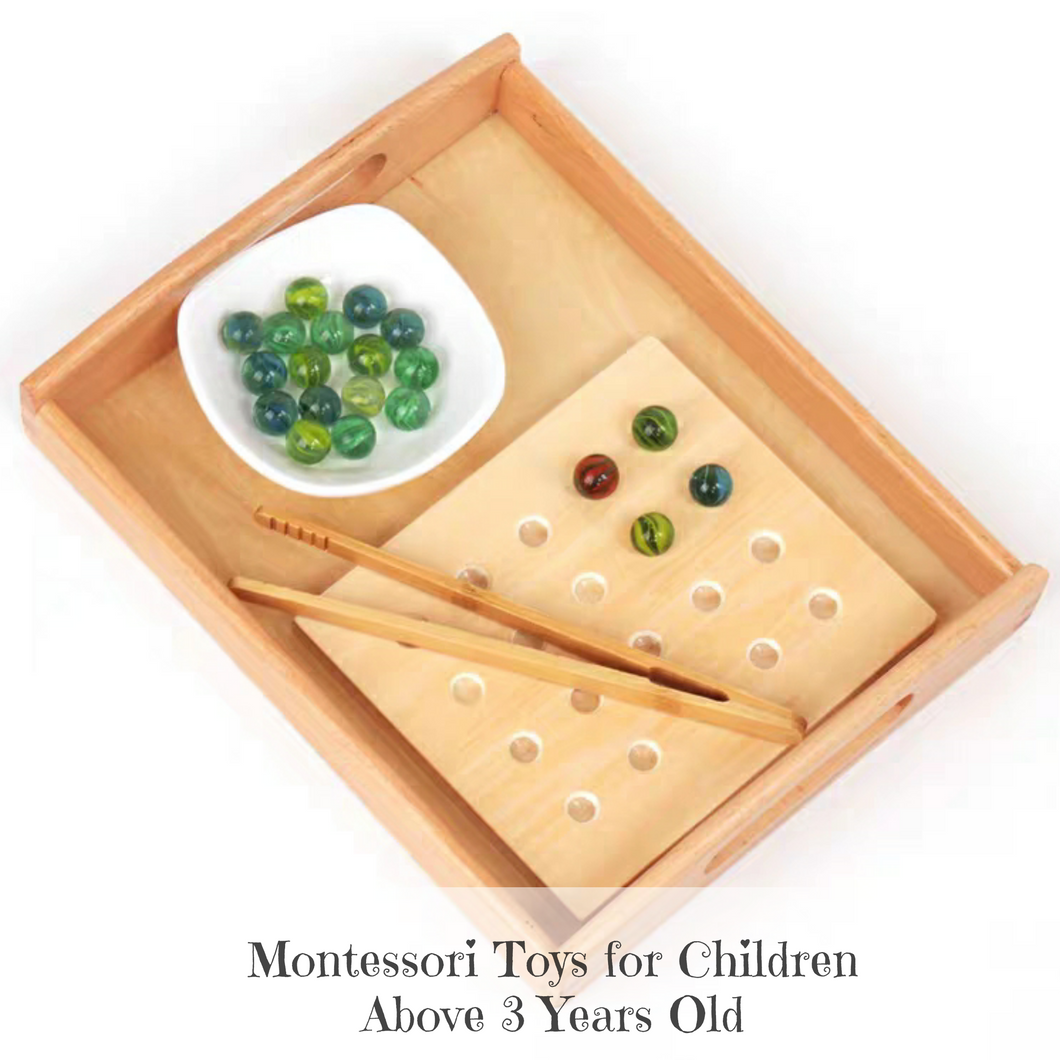 [Ready Stock] Montessori Pick Up Set