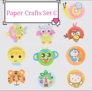 [Ready Stock] DIY Paper Plate Crafts (3 Different Sets)