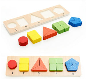 Montessori Lift and Fit Tangram Puzzles (4 Different Designs)
