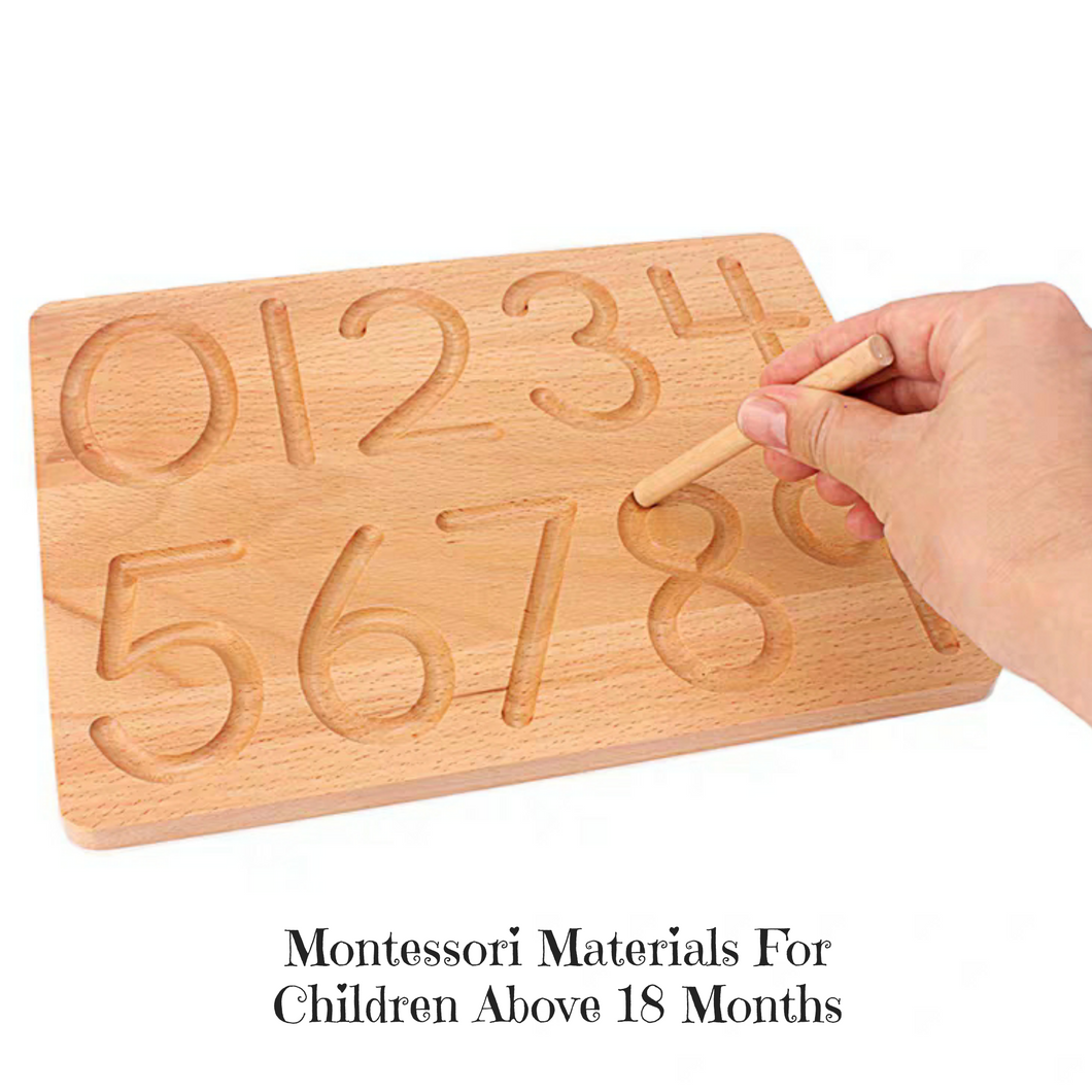 [Ready Stock] Montessori Alphabet / Number Tracing Board