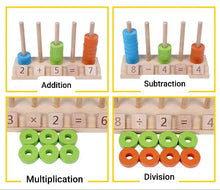 Load image into Gallery viewer, Montessori Colour &amp; Number Sorting Rings Set
