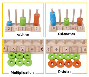 Montessori Colour & Number Sorting Rings Set
