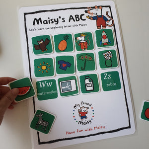 [Ready Stock] Maisy's ABC - Learning the beginning letters with Maisy (2 sides)