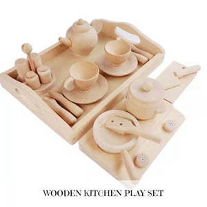 Montessori Inspired Pretend Play Kitchen Tea Set