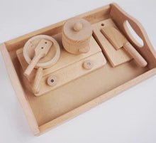 Load image into Gallery viewer, Montessori Inspired Pretend Play Kitchen Tea Set
