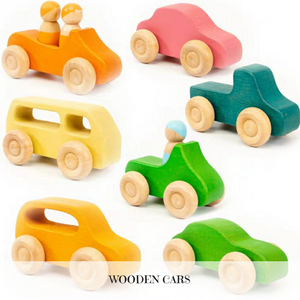 Wooden Cars (Set of 7)