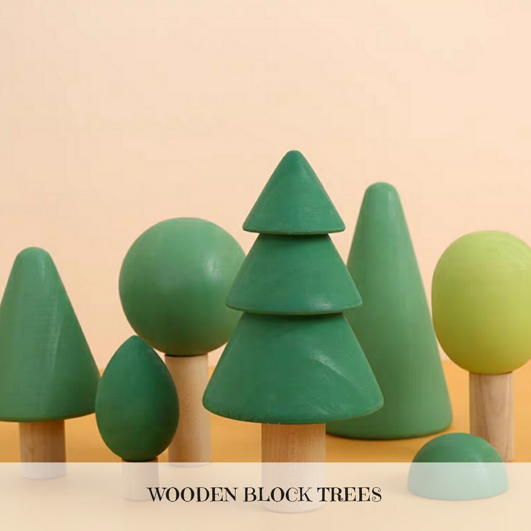 Wooden Trees (Set of 6)