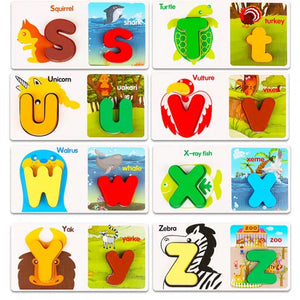 Alphabet ABC / Numbers Matching Puzzle