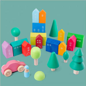 Wooden Trees (Set of 6)