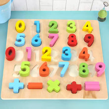 Load image into Gallery viewer, Alphabet ABC / Numbers Lift and Fit Puzzle

