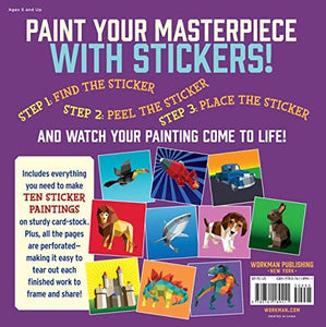[Ready Stock] Paint by Sticker: Create 12 Masterpieces One Sticker at a Time! [5 Different Titles]