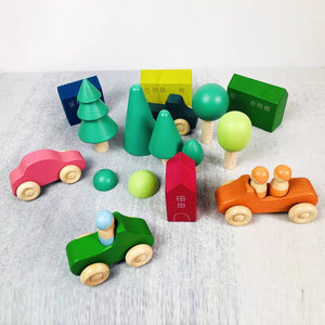Wooden Cars (Set of 7)