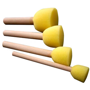 Foam Round Brushes (Set of 5)