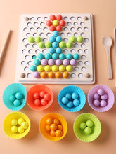 Load image into Gallery viewer, [Ready Stock] Montessori Sorting Rainbow Beads Pick Up Set
