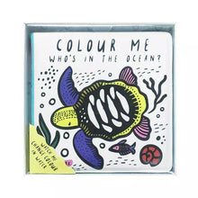 Load image into Gallery viewer, Colour Me Watercolour Book - Who&#39;s In The Ocean &amp; Who&#39;s In The Pond
