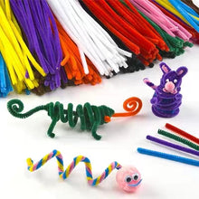 Load image into Gallery viewer, [Ready Stock] Pipe Cleaners (Blue, Pink, Yellow, Light and Dark Green, Orange)
