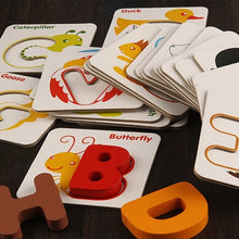Load image into Gallery viewer, Alphabet ABC / Numbers Matching Puzzle
