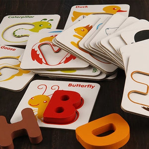 Alphabet ABC / Numbers Matching Puzzle