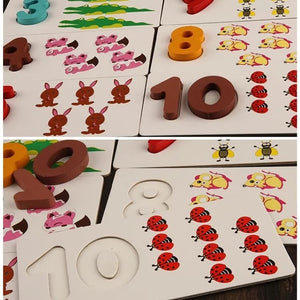 Alphabet ABC / Numbers Matching Puzzle