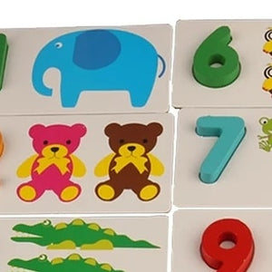 Alphabet ABC / Numbers Matching Puzzle